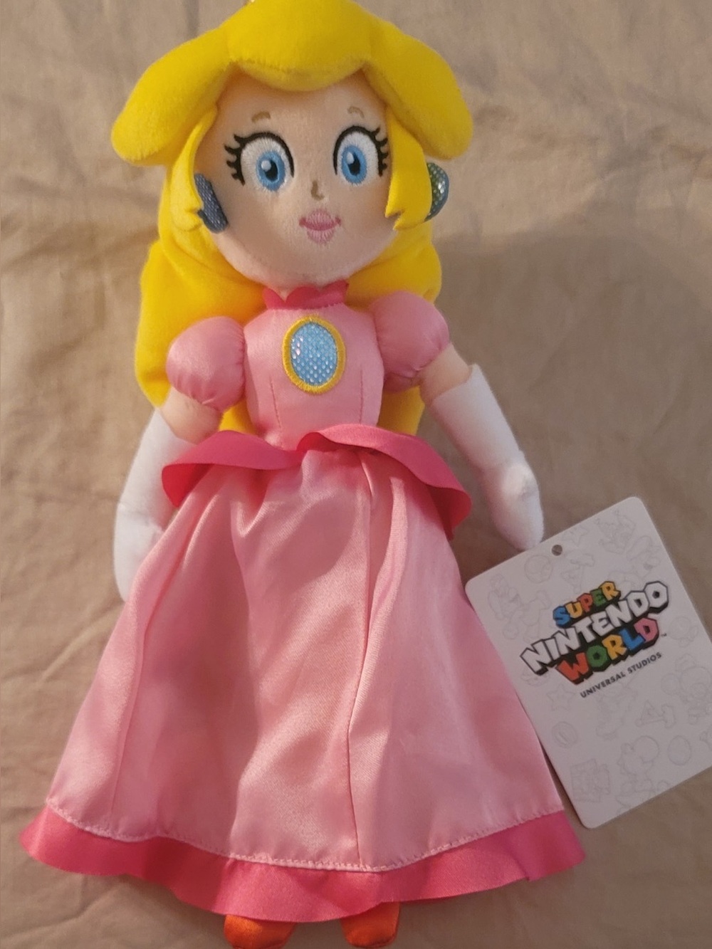 Princess Peach Plush Toy and Cup - Pink